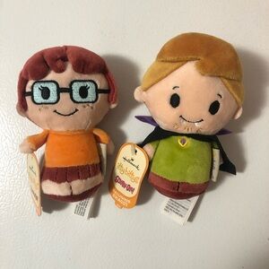 Hallmark Itty Bittys Set of 2 Velma & Halloween Shaggy Hanna-Barbera Scooby-Doo